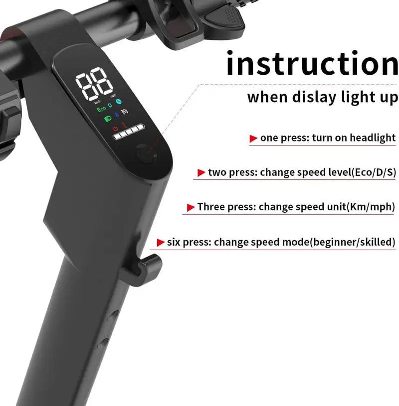 500W Electric Scooter with 10 Tires - 19 MPH & 20 Miles Range Adult & Teen Folding Commuter Scooter, Dual Brakes and Smart APP