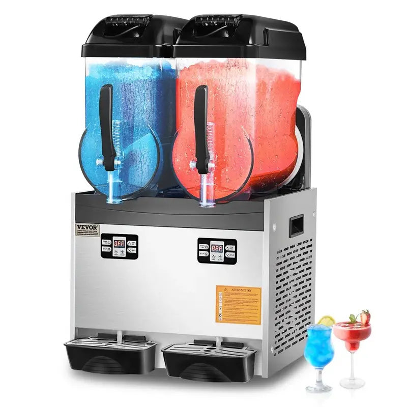 Slushy Machine for Home, 34oz Countertop Margarita & Frozen Drink Maker, Food-Grade Slushie Machine for DIY Smoothies, Cocktails & Kids Parties