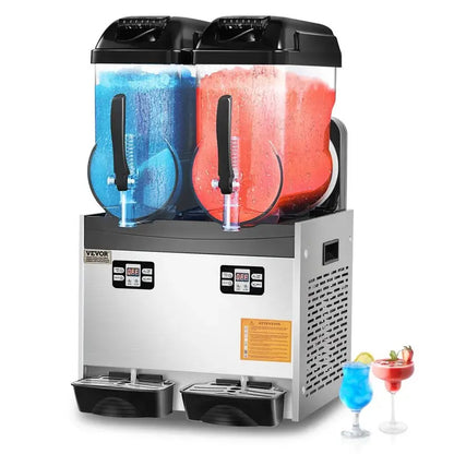 Slushy Machine for Home, 34oz Countertop Margarita & Frozen Drink Maker, Food-Grade Slushie Machine for DIY Smoothies, Cocktails & Kids Parties