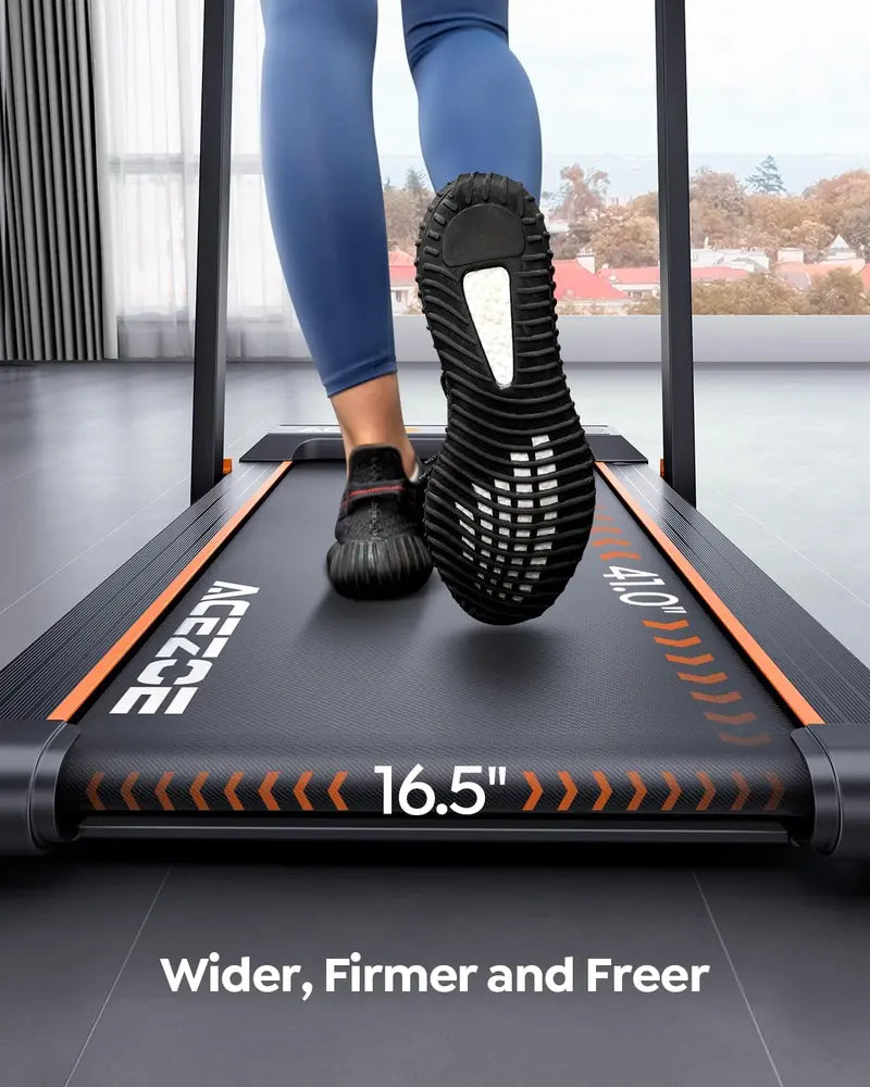 2-in-1 Folding Treadmill for Home - Under Desk Walking Pad with 2.5HP Motor, Touch Screen, Workout APPs, 12 HIIT Modes, Portable Home Office Treadmill, 265 LBS Capacity, Installation-Free