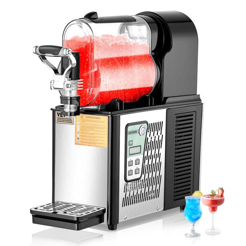 Slushy Machine for Home, 34oz Countertop Margarita & Frozen Drink Maker, Food-Grade Slushie Machine for DIY Smoothies, Cocktails & Kids Parties