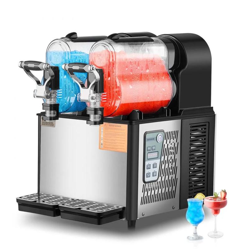 Slushy Machine for Home, 34oz Countertop Margarita & Frozen Drink Maker, Food-Grade Slushie Machine for DIY Smoothies, Cocktails & Kids Parties