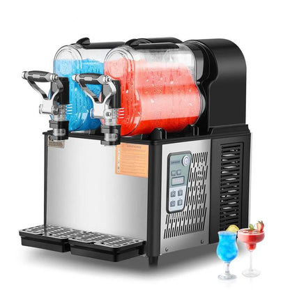 Slushy Machine for Home, 34oz Countertop Margarita & Frozen Drink Maker, Food-Grade Slushie Machine for DIY Smoothies, Cocktails & Kids Parties