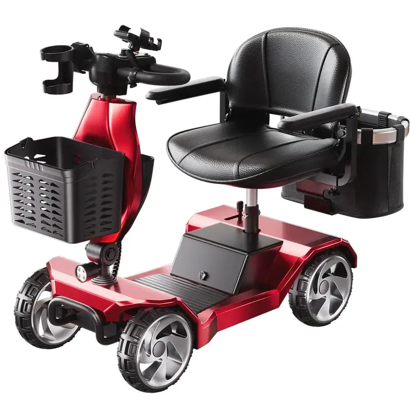 Foldable Motorized Commuter Scooter for Adults Dual 250W hub motors (500W total)