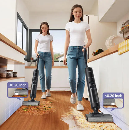 H12 Pro FlexReach Lite Cordless Wet Dry Vacuum Cleaner – Smart Floor Washer & Mop for Hard Floors with Edge-to-Edge Cleaning & Hot Air Drying