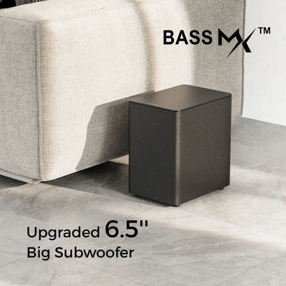 Poseidon D80 BOOM 7.1ch Dolby Atmos TV Soundbar System – 2025 Home Theater with 4 Wired Surround Speakers, Subwoofer, 12 Bass Settings, HDMI eARC, Bluetooth & App Control