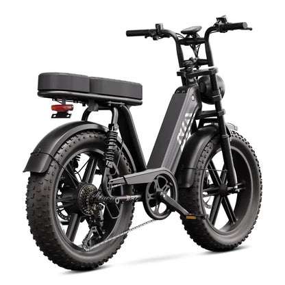R7 Moped-Style Electric Bike for Adults, 1500W Peak Motor & 90 Nm Torque E-Bike, 48V 15Ah Battery, Fat Tires, Hydraulic Disc Brakes, Bluetooth App, Commuter Power