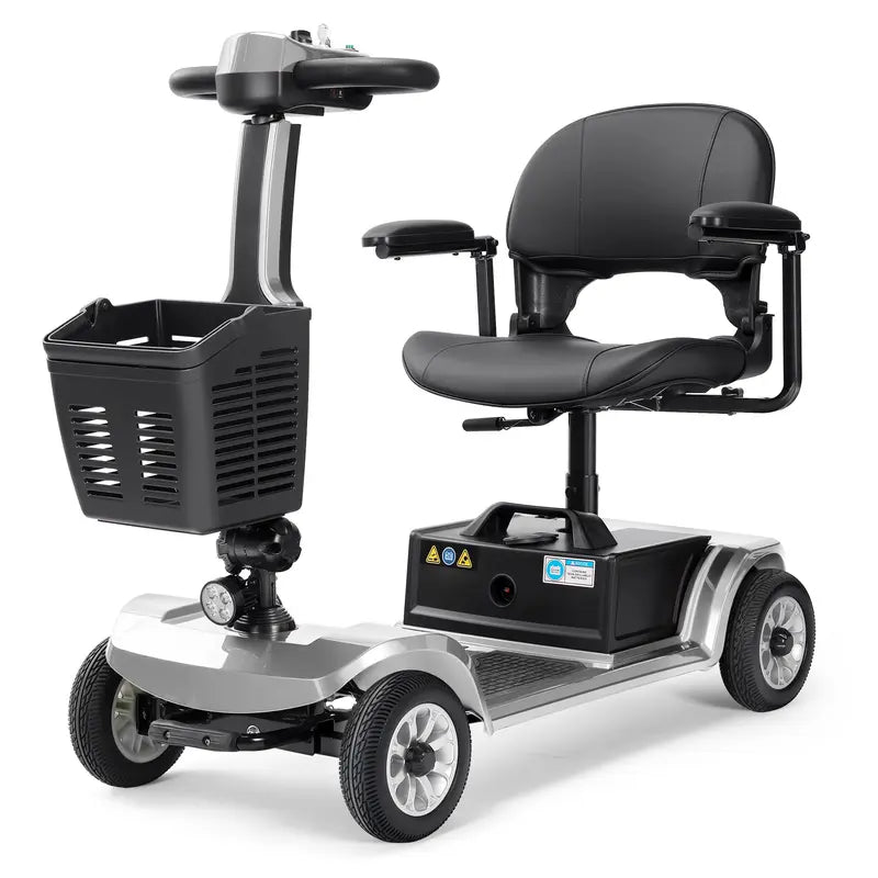 4-Wheel Motorized Stability Mobility Scooter for Adults - 418 lbs Capacity