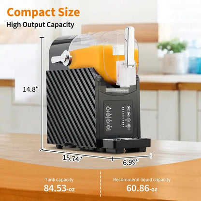 Slushie Machine for Home, 70 oz Frozen Drink & Margarita Maker with 3 Smart Presets, Auto-Clean & One-Touch Dispense, Countertop Slushy Machine for Frappe, Milkshake & Cocktails