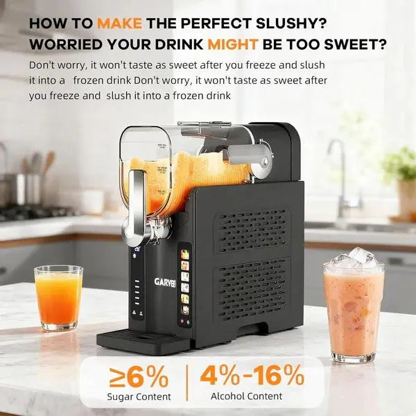 Slushie Machine for Home, 70 oz Frozen Drink & Margarita Maker with 3 Smart Presets, Auto-Clean & One-Touch Dispense, Countertop Slushy Machine for Frappe, Milkshake & Cocktails