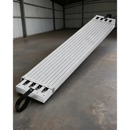 Telescoping Aluminum Scaffold Plank, [8 - 13 FT] Adjustable Walk Board with 440 lbs Capacity, Non-Slip Heavy Duty Work Platform for Painting, Drywall & Home Renovation