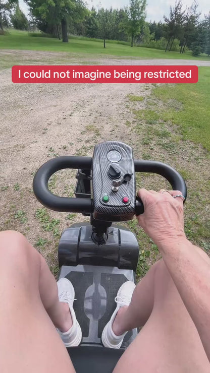 4-Wheel Motorized Stability Mobility Scooter for Adults - 418 lbs Capacity
