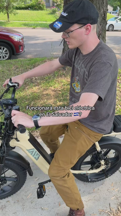 R7 Moped-Style Electric Bike for Adults, 1500W Peak Motor & 90 Nm Torque E-Bike, 48V 15Ah Battery, Fat Tires, Hydraulic Disc Brakes, Bluetooth App, Commuter Power