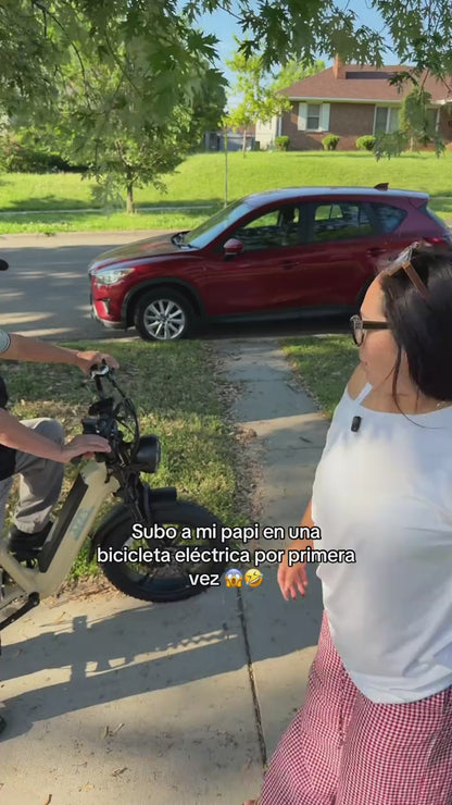 R7 Moped-Style Electric Bike for Adults, 1500W Peak Motor & 90 Nm Torque E-Bike, 48V 15Ah Battery, Fat Tires, Hydraulic Disc Brakes, Bluetooth App, Commuter Power
