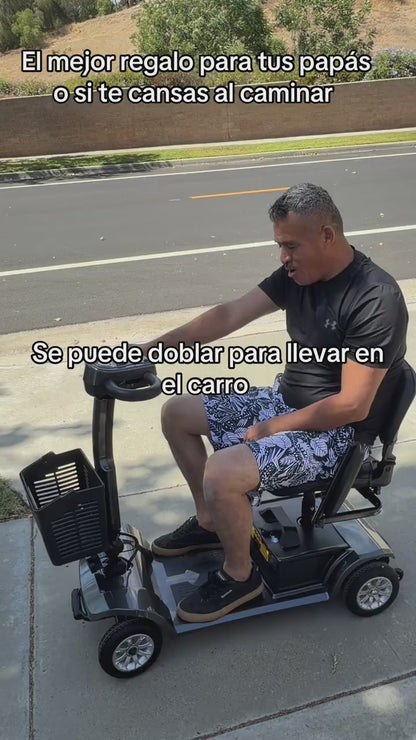 4-Wheel Motorized Stability Mobility Scooter for Adults - 418 lbs Capacity