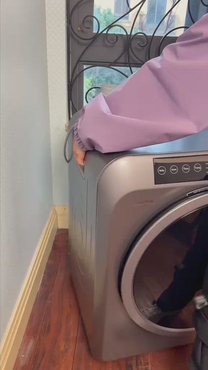 Portable Clothes Dryer, 3.5 Cu.Ft 13.2 lbs Compact Laundry Dryer, 110V Electric Front Load Dryer with Touch Screen & Stainless Steel Drum for Apartments, RVs & Dorms, Grey